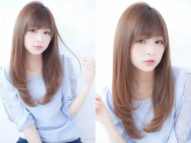 直发发尾内扣有多美,直发图片-第2图,发型图片