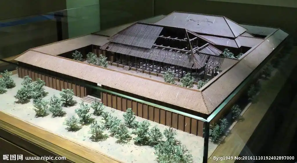 商朝宫殿复原图图片