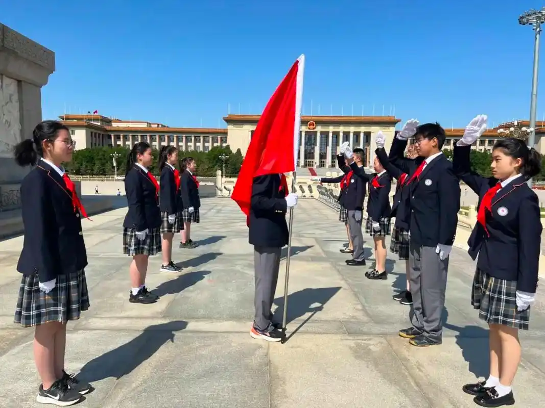东城区少先队员站好首都少年先锋岗_北京日报app北京号