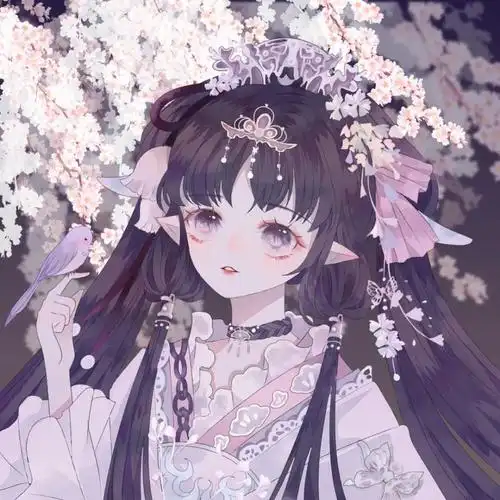 古风动漫闺蜜头像|我把风写在诗里,这字里行间也都是你