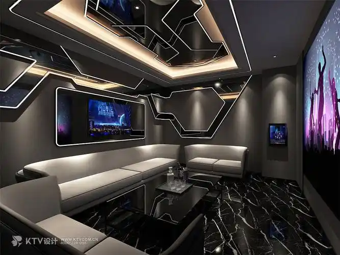 量版式ktv设计效果图-包房量贩式ktv现代风设计效果图点赞0分享设计师