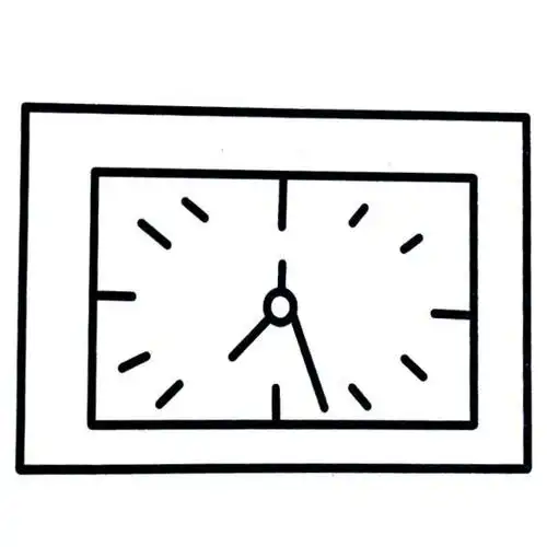 时钟简笔画图片 时钟简笔画图片可爱