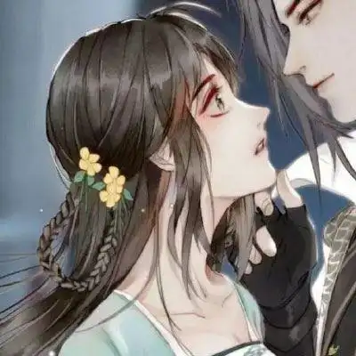 古风情侣头像一男一女红色嫁衣红嫁衣古风情侣头像一左一右