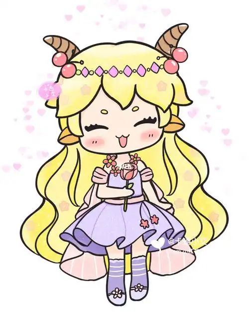 十二星座q版萌图简笔画画法十二星座q版萌图简笔画十二星座