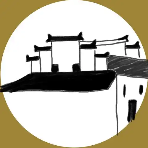 周日上午初级丙烯课题《油菜花与马头墙》