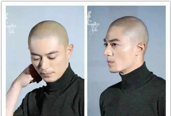 同样是男明星剃光头前三位都是为了拍戏唯独他剃光头发是为证明自己