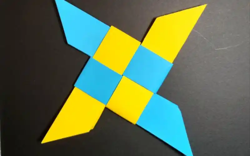 超简单折纸飞镖,简单易学,火影迷集合啦!