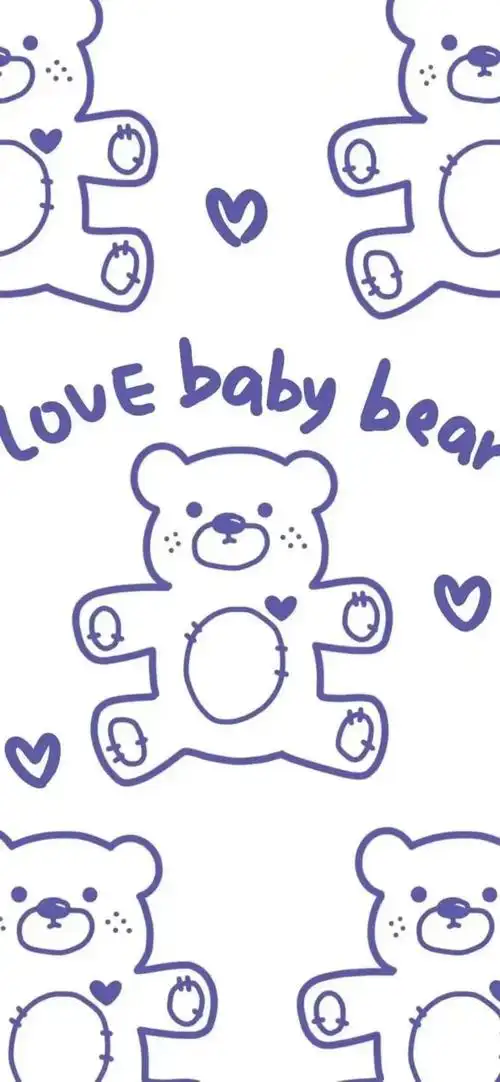 每日壁纸 | 手机iphone壁纸 小熊