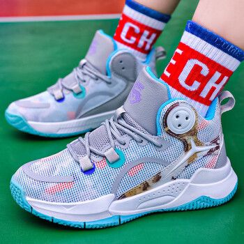 乔丹断码女童鞋子夏季2023新款网面透气儿童篮球鞋中大童小学生女 852