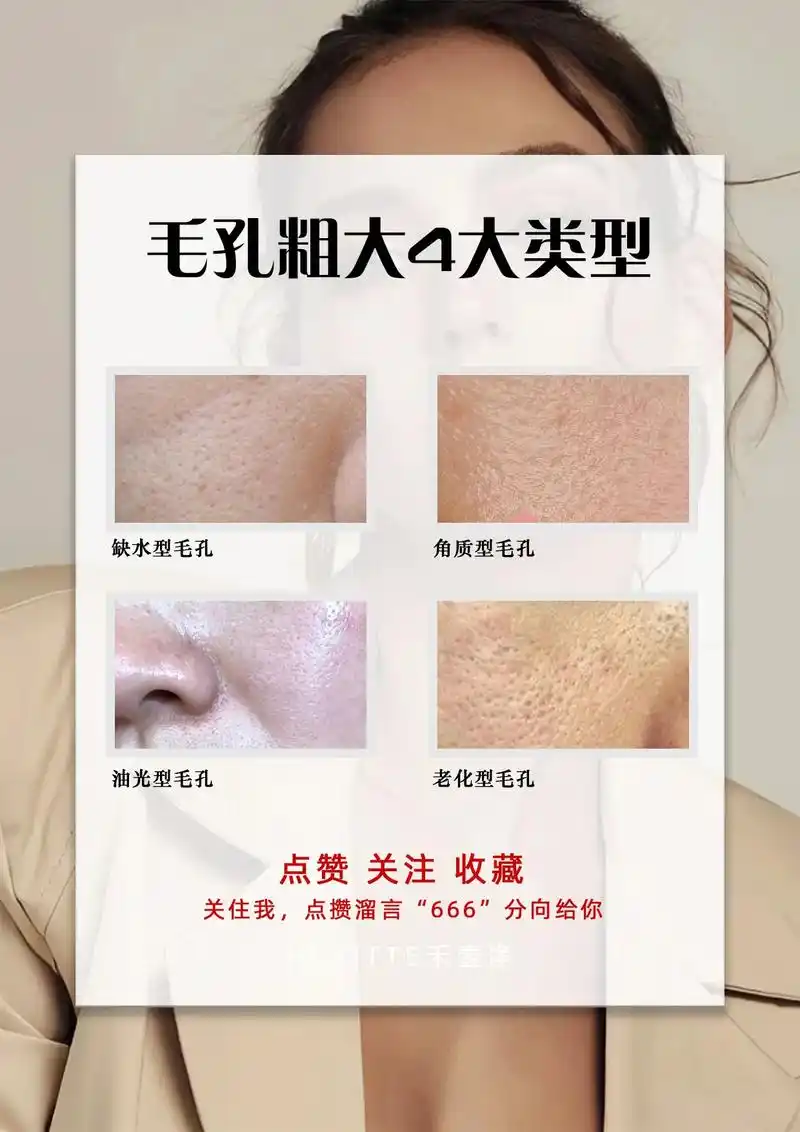 毛孔粗大四大类型.#禾壹净  #禾壹净皮肤管理  #美容院拓 - 抖音
