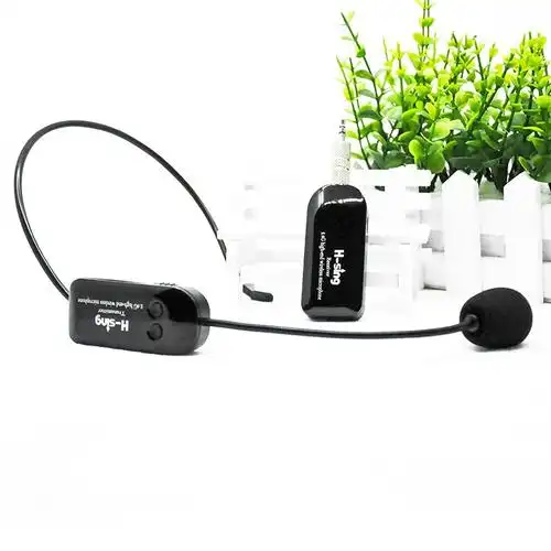 24g无线耳麦教师小蜜蜂专用麦克风扩音器头戴式话筒电脑音响用