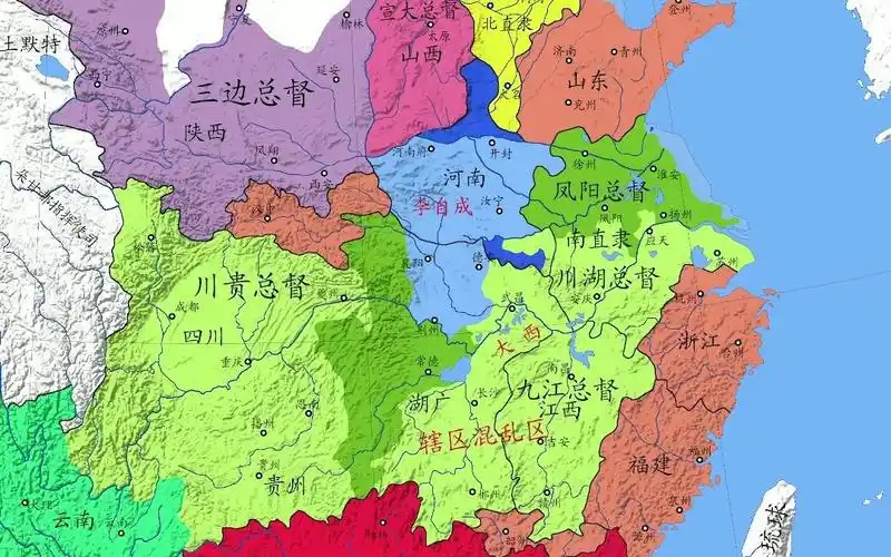 【恩阙阁】明代总督辖区变迁史