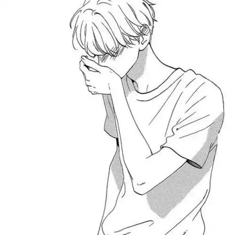 帅气头像男生霸气冷酷简笔画