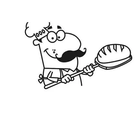 简笔画创编烤面包