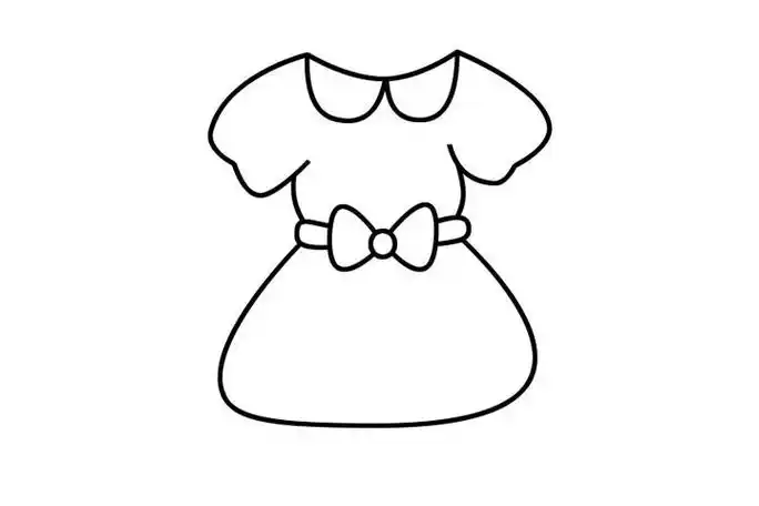 裙子简笔画女孩需要一裙子简笔画服装裙子怎么画服装裙子简笔画步骤