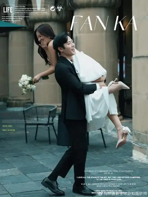 上海街拍婚纱照!