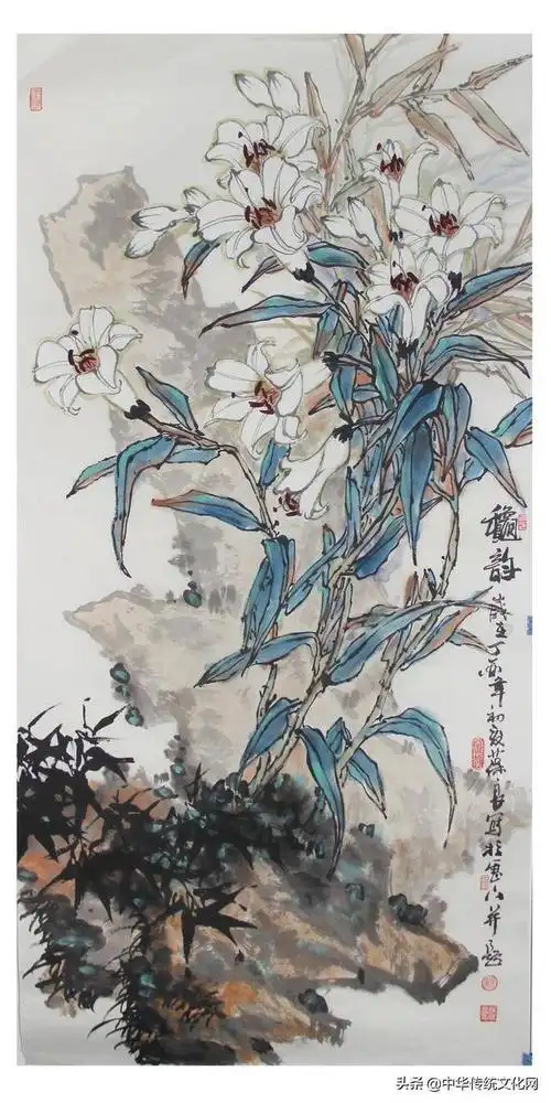 当代花鸟画家晋葆良作品欣赏