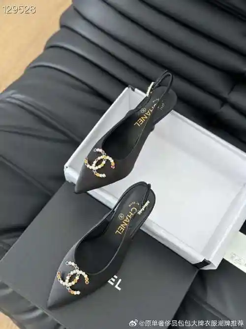 chanel 24p玛丽珍小尖头珍珠扣单鞋!