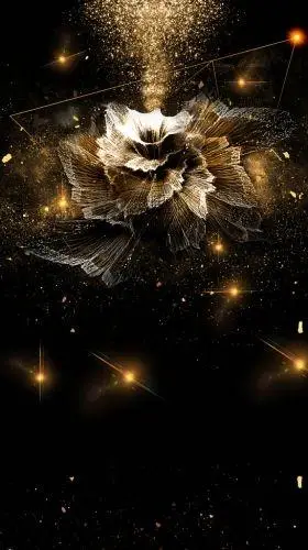 黑色简洁大气海报背景素材