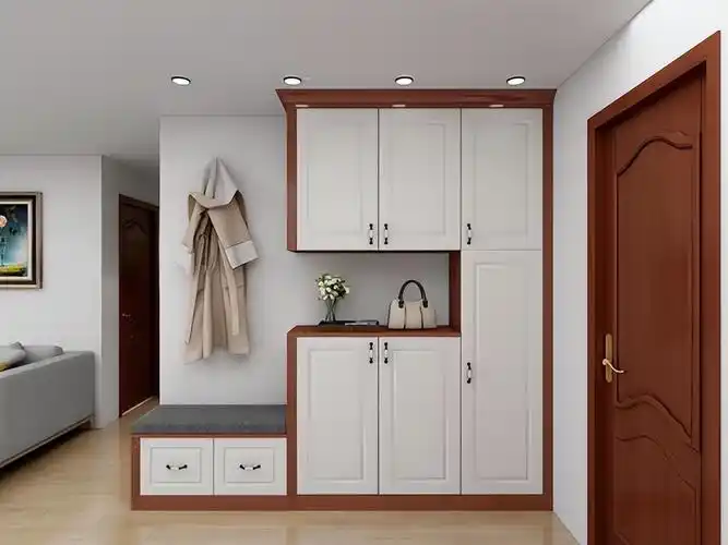 家门口摆放鞋柜太乱乱了 试试这样设计鞋柜 - 装修保障网