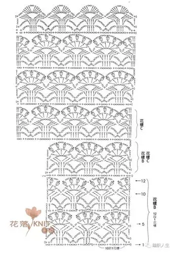 经典改版:女士钩针亮片丝麻葱衣开衫(附教程)