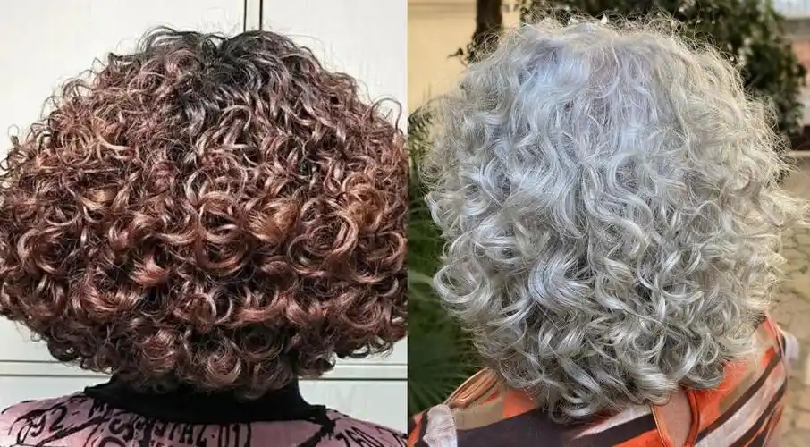 老人短发烫发图片(老年人一年烫染几次头发合适) - 赤虎壹号