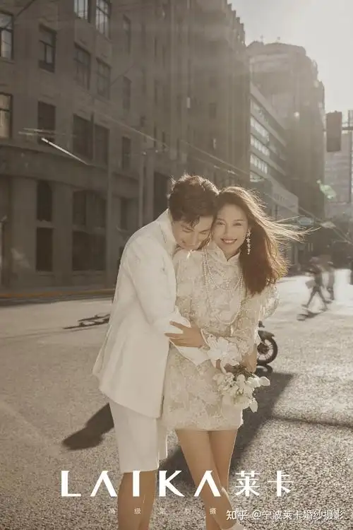 拍一组街拍婚纱照火爆朋友圈