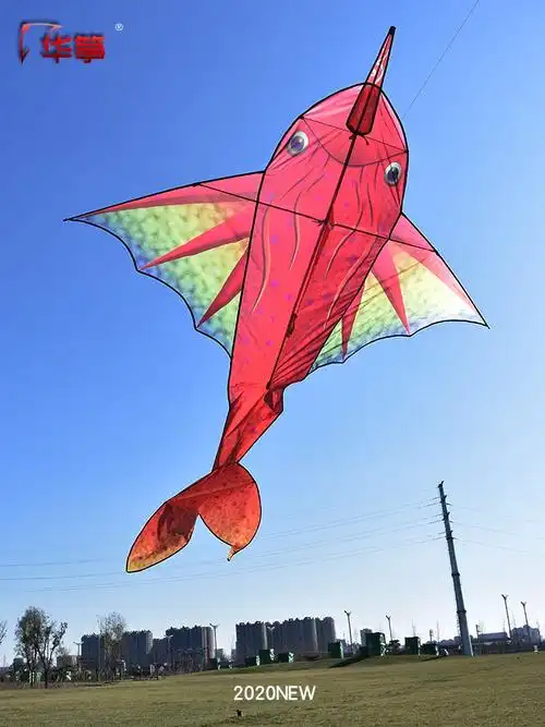 大型鲲风筝潍坊风筝节t参赛风筝成人2020新款个性线轮户外运动巨