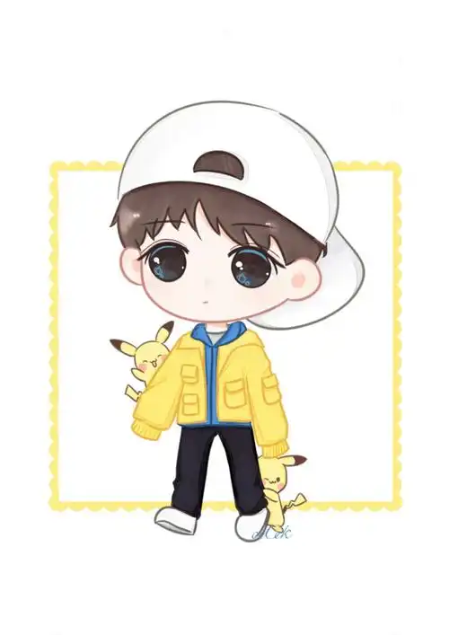 王俊凯 q版 手绘