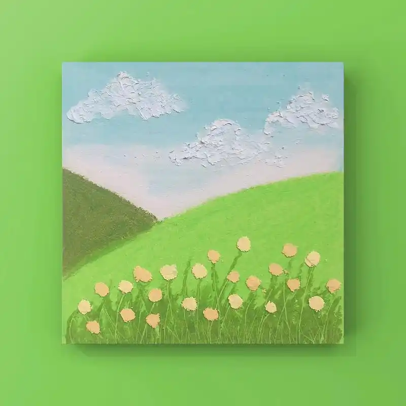 #油画棒 #油画入门教程 绿色限定🍀 - 抖音