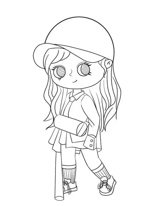 板绘|线稿动态学习中13|q版人物