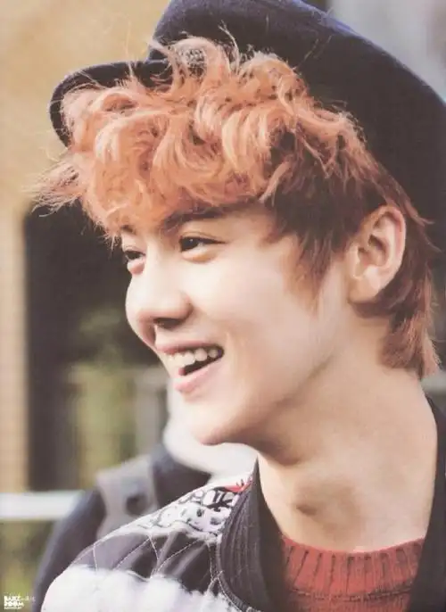 鹿晗金色卷毛造型#鹿晗微博晒出金色卷发造型大片,被时间宠爱的新鹿