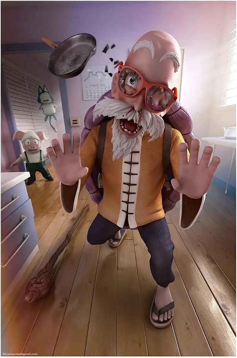 热门 #抖音小助手我要上热门 #七龙珠gt 龟仙人爱了么壁 - 抖音