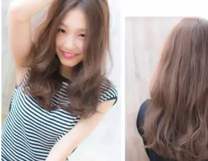 方脸中长发发型 清新范中长发一样能修出完美脸型