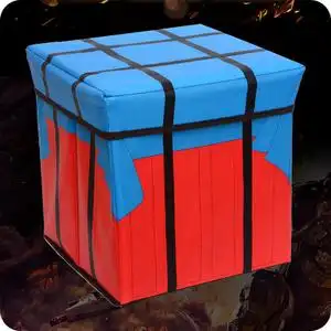 绝地吃鸡空投箱礼物盒空头箱零食收纳盒大号周边盒子求生补给箱包