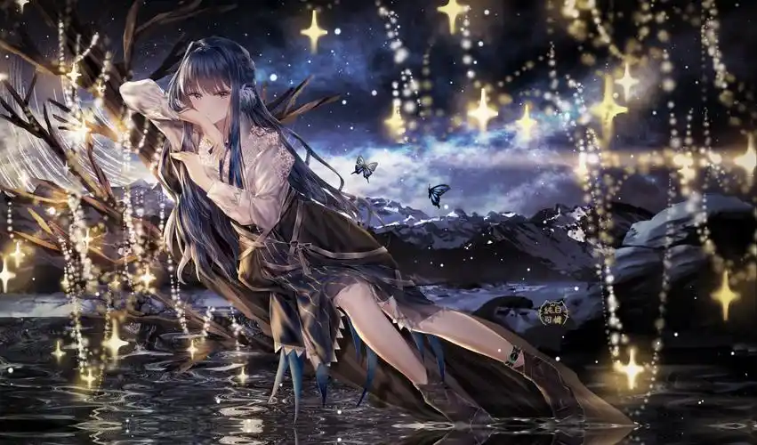 星极 明日方舟 星空 4k动漫壁纸_4k动漫图片高清壁纸_墨鱼部落格