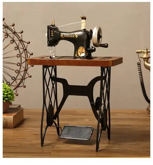 80年代老物件摆件复古80年代老式物件缝纫机复古怀旧小摆件家居装饰品