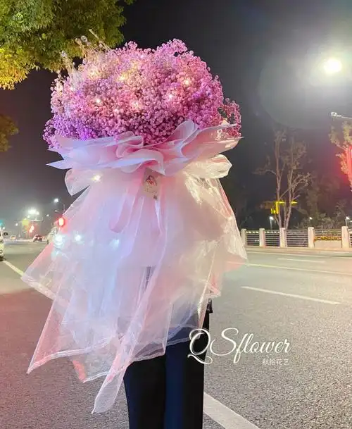 满天星图片花束图片(满天星图片花语 唯美)