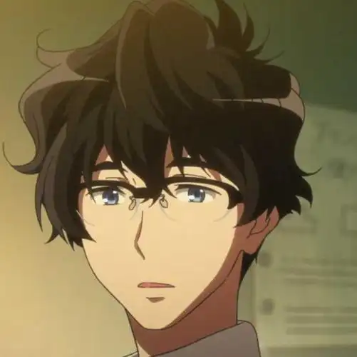 动漫里男性角色戴眼镜的不怎么多,更何况圆框(现实生活中都少见有男生