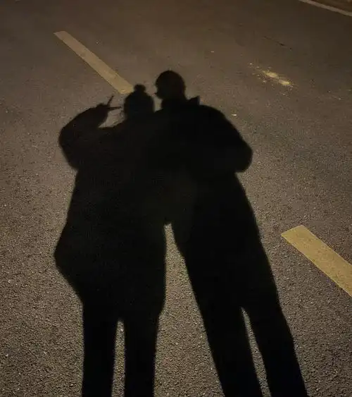 我的日常  #情侣  #情侣影子拍照  #这个冬天不怕冷  #下雪 #男朋