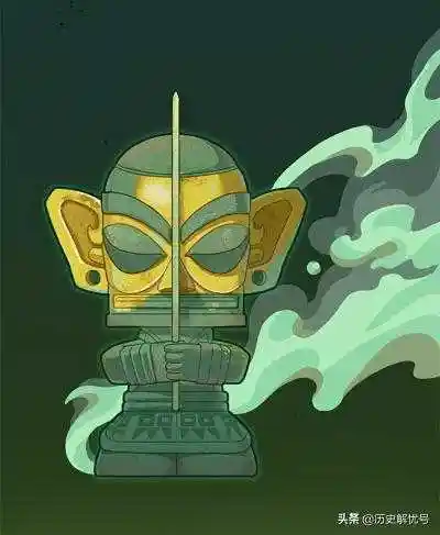 三星堆出土的青铜像形象都十分怪异甚至荒诞,与中原人的特征出入很大