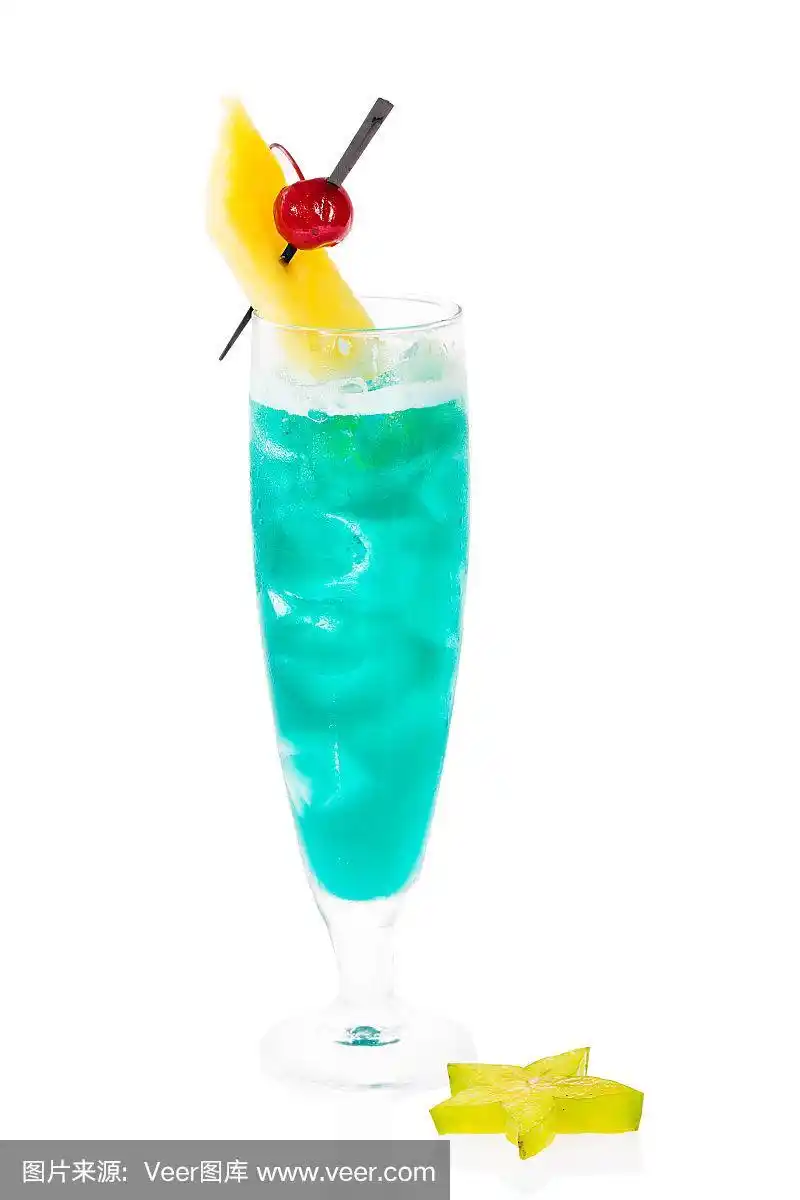 蓝色夏威夷鸡尾酒