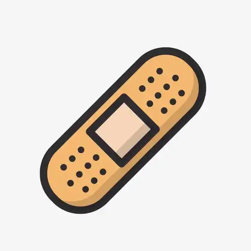 创可贴手绘创意矢量免抠图png