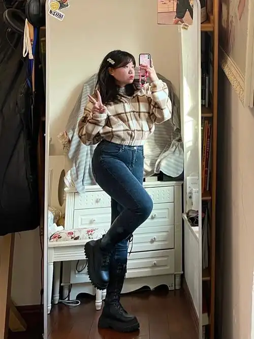 ootd160130斤冬季甜心辣妹穿搭