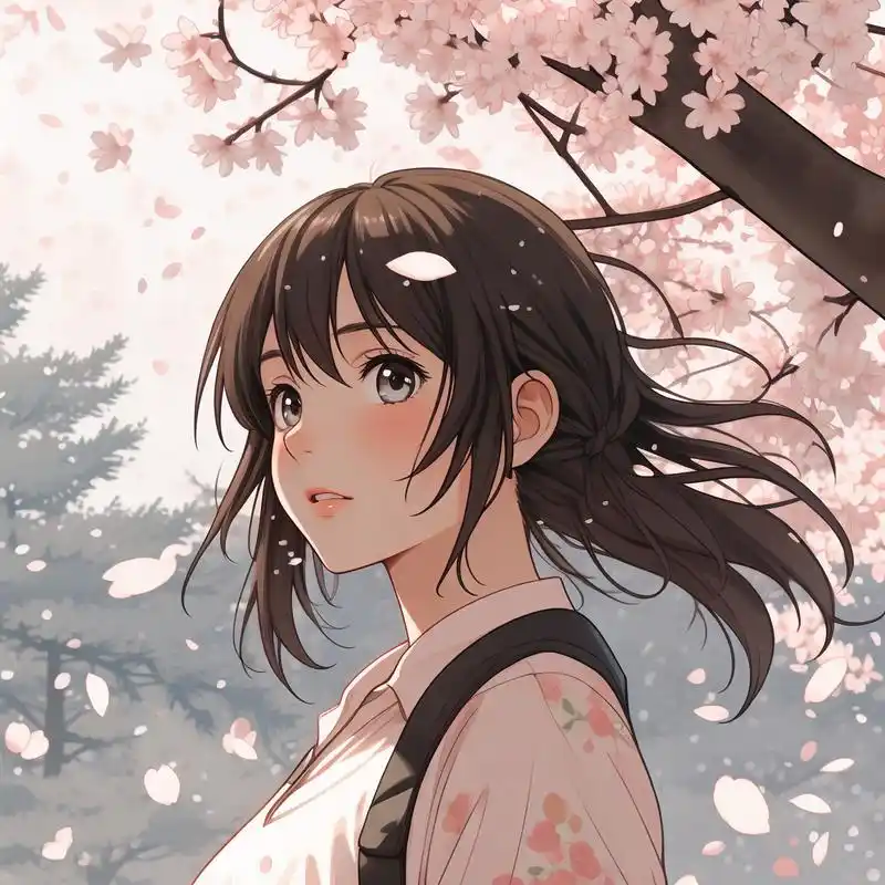 ins风高级质感动漫头像 探索ins上最流行的动漫风格女性头像,每一个都