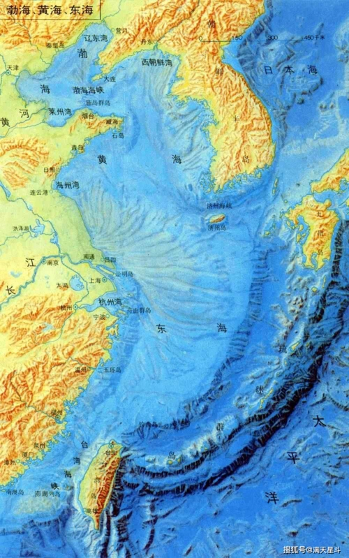 鉴于黄海的平均水深有44米,而且海底比较平,不是坑坑洼洼的.