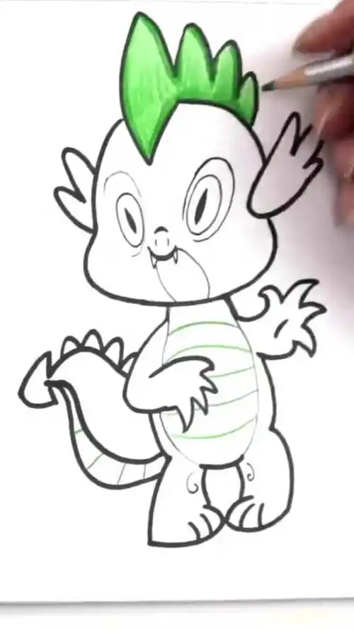 精灵梦叶罗丽第六季 叶罗丽画小马宝莉最萌的穗龙 精灵梦叶罗丽