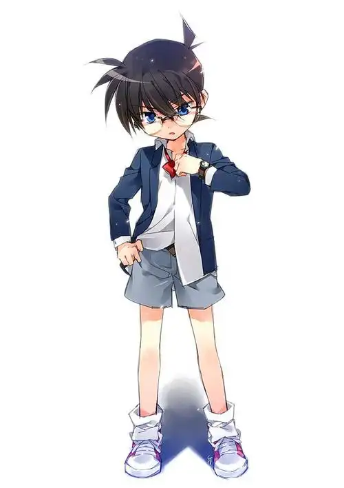 2年前 142 11 1 深圳  |  ui设计师 最有型,帅气的柯南 临摹  -  插画