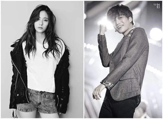 f(x) 成员krystal郑秀晶与韩国大势男团exo中舞蹈担当kai恋情公开