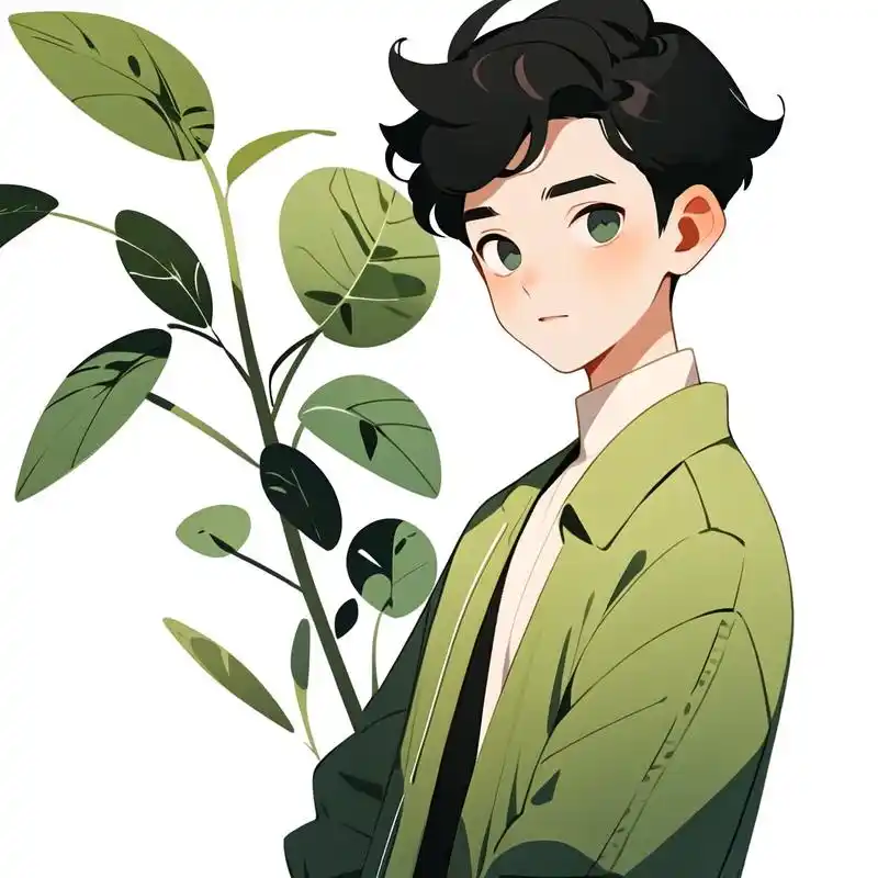 男生头像94|极简扁平插画风格 谁能拒绝这种极简扁平插画风格的头像